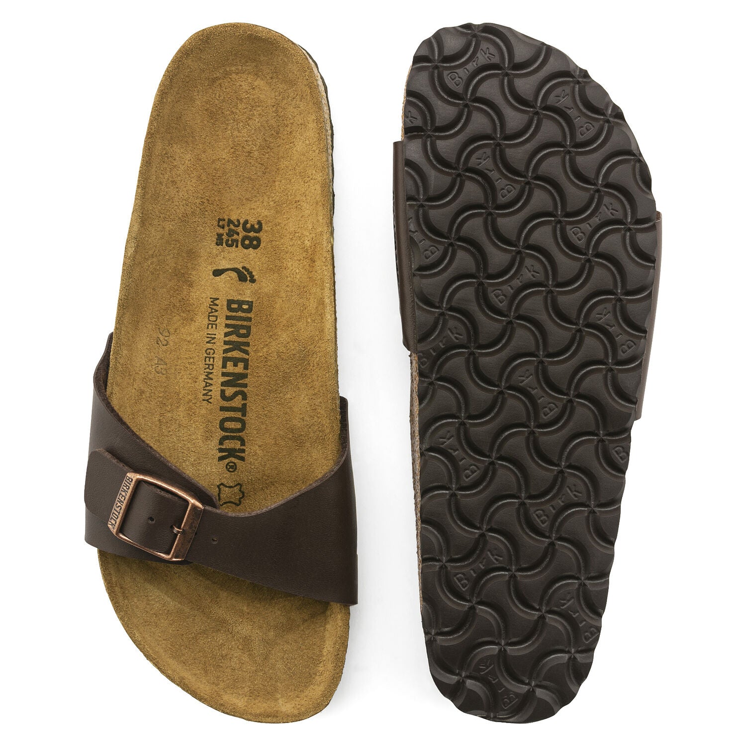 Birkenstock Sandalias Sandals 040393 Dk.brown Castanho Escuro_shot1