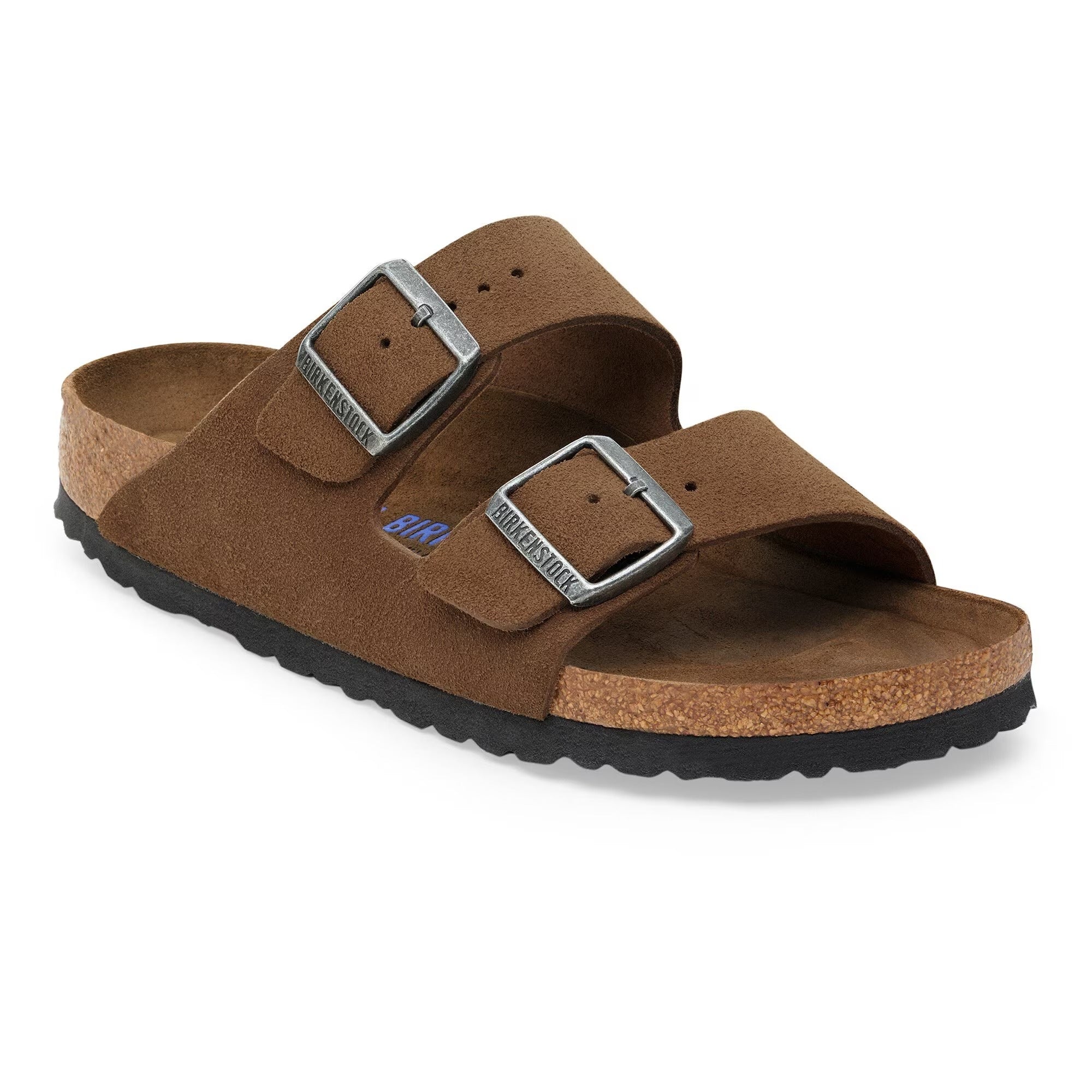 Sandalias Birkenstock Arizona Suede Soft Dark Tea | ZUKY Jeans