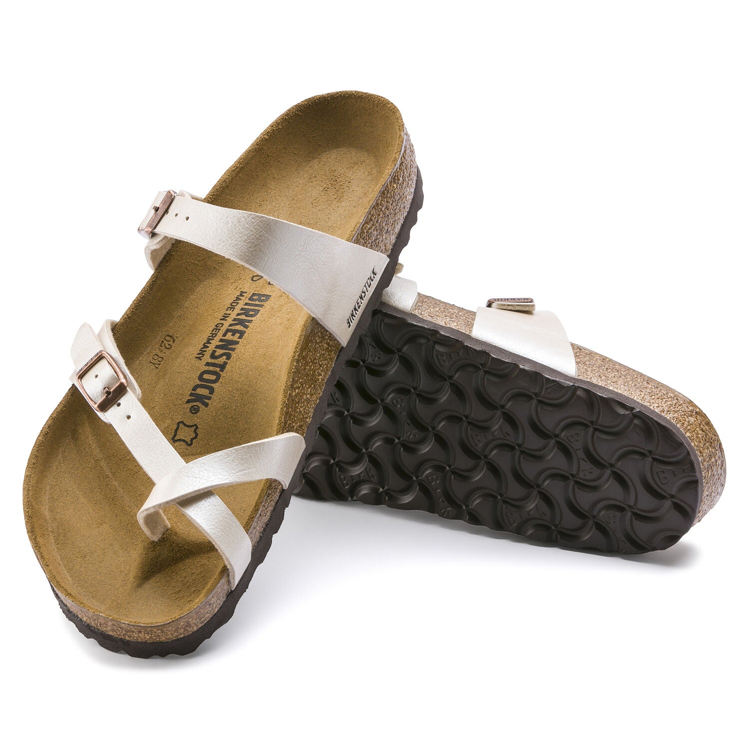 Birkenstock Sandalias Sandals 71661 Pearl Whit Pérola_shot6
