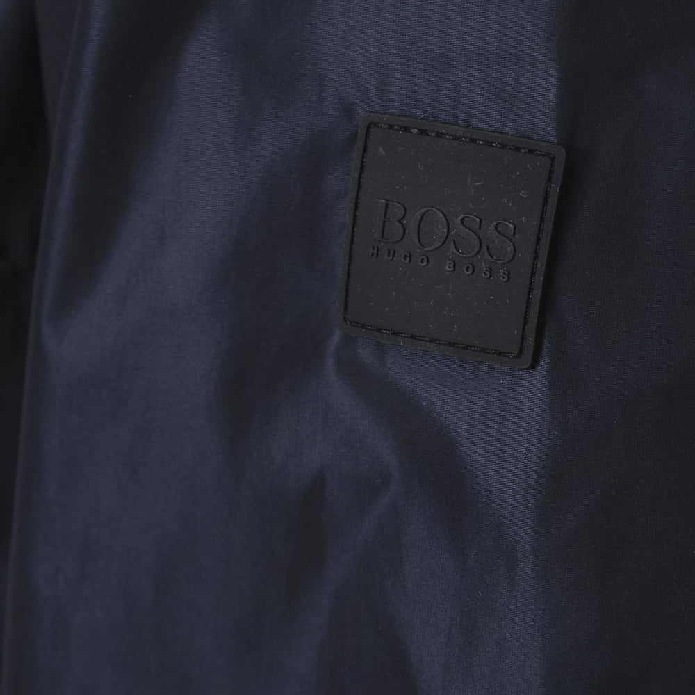 Boss Blusão Jackets Carvel3 Dk.blue Azul Escuro Shot1