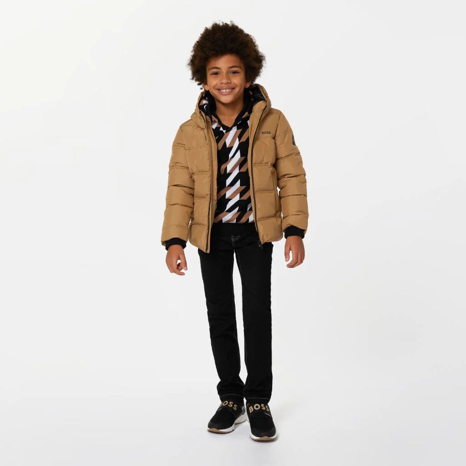 Boss Blusao Jackets J26518 Beige Beige_shot1