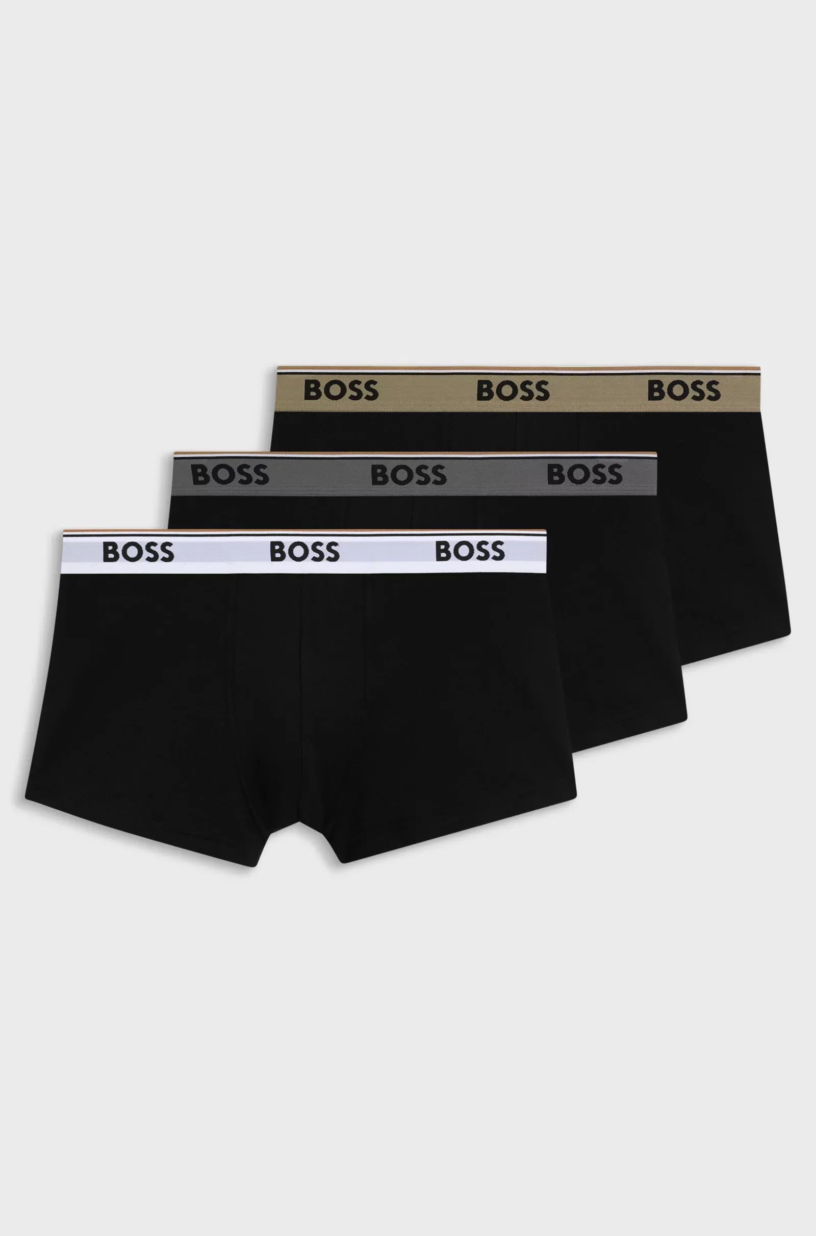 Boss Boxers Boxer Trunk 3p 50554 Black Preto_shot1