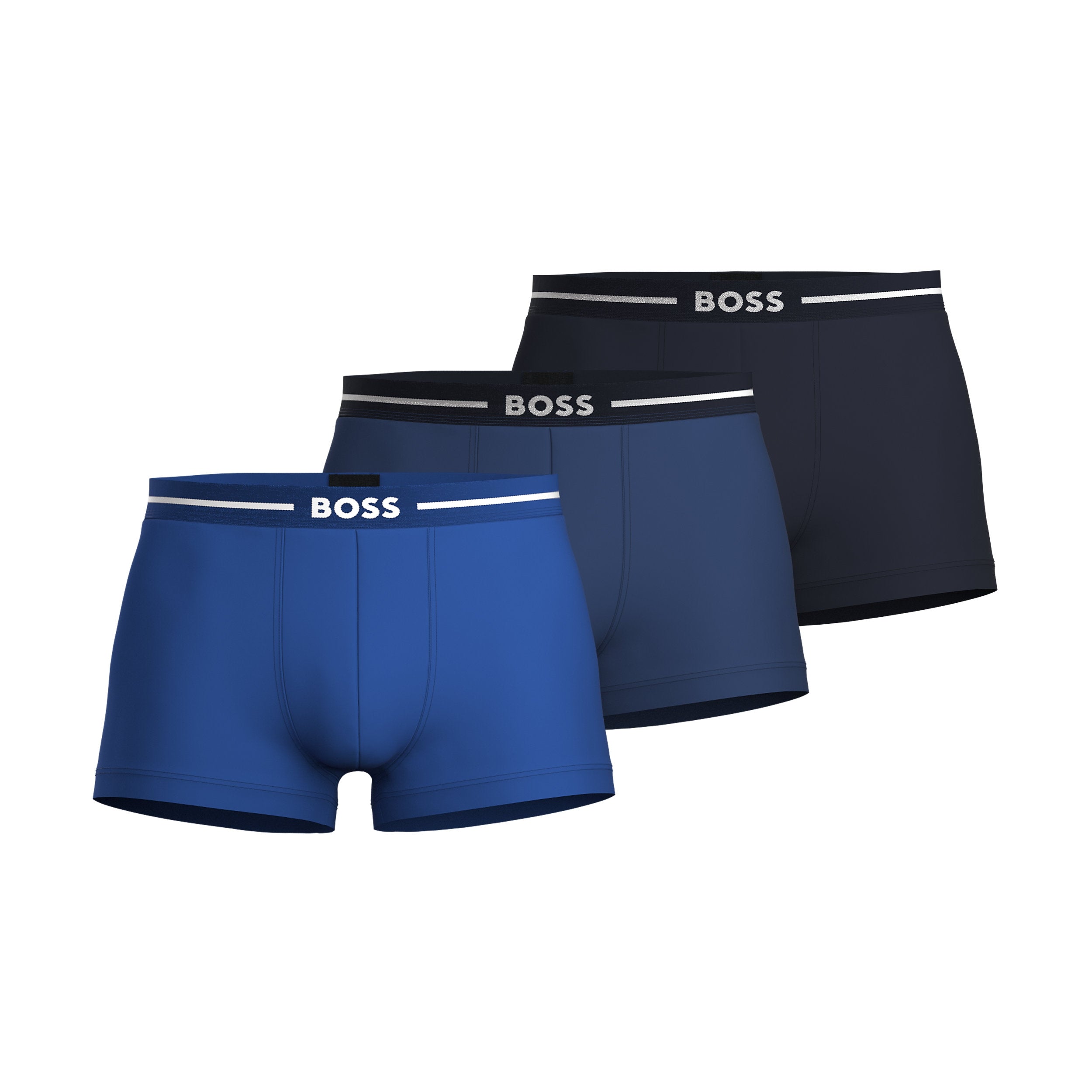 Boss Boxers Boxer Trunk 3p Bold Royal Blk Azul Royal Preto_shot1