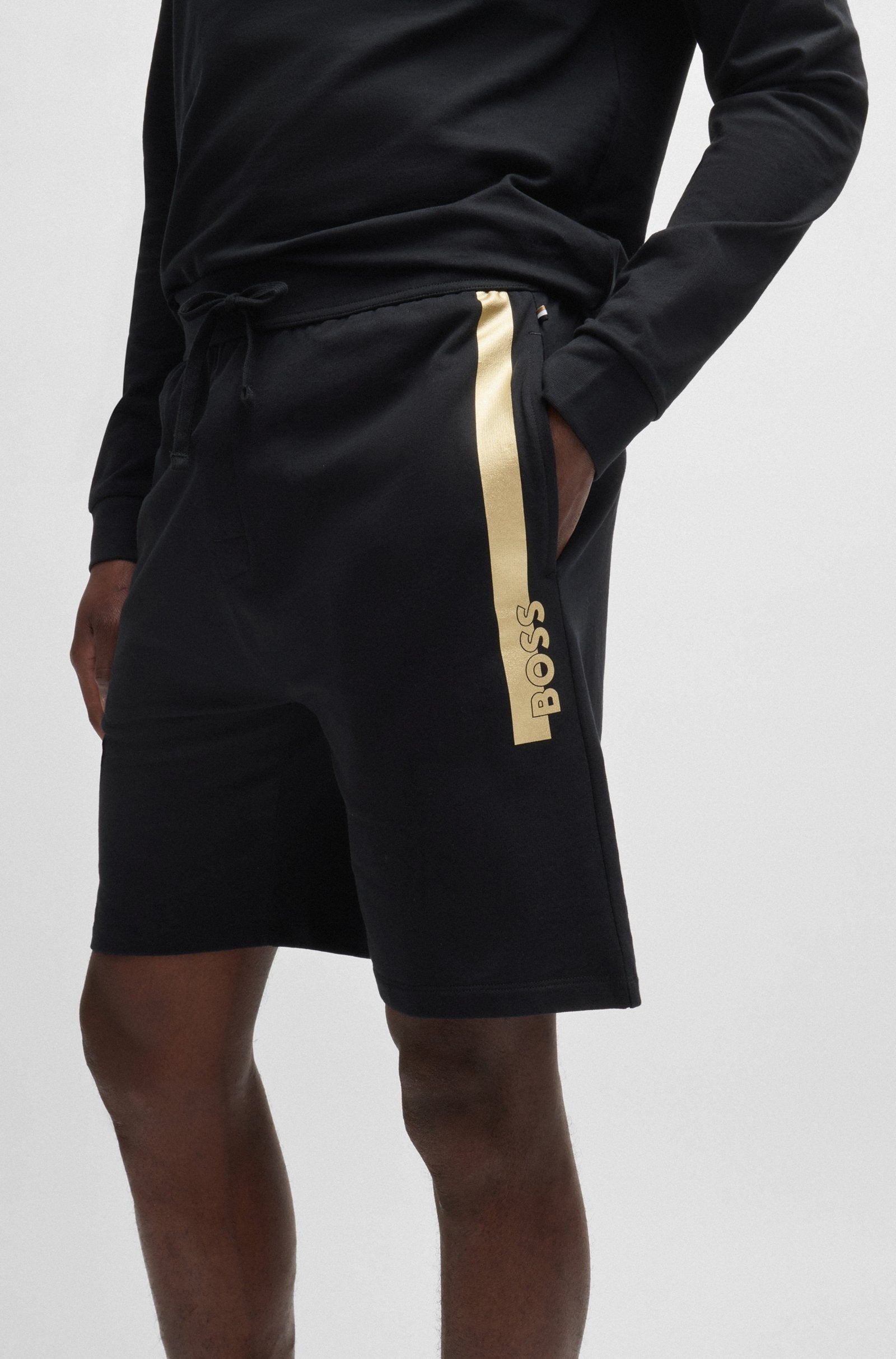 Boss Calcao Shorts Authentic Shor Black Preto_shot2