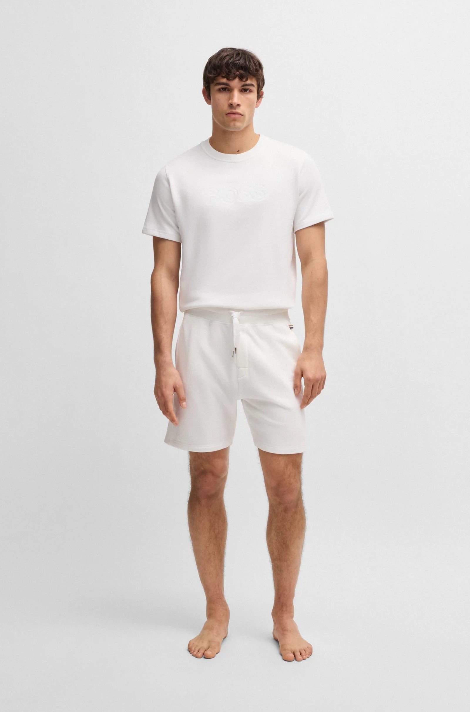 Boss Calcao Shorts David Shorts White Branco_shot2