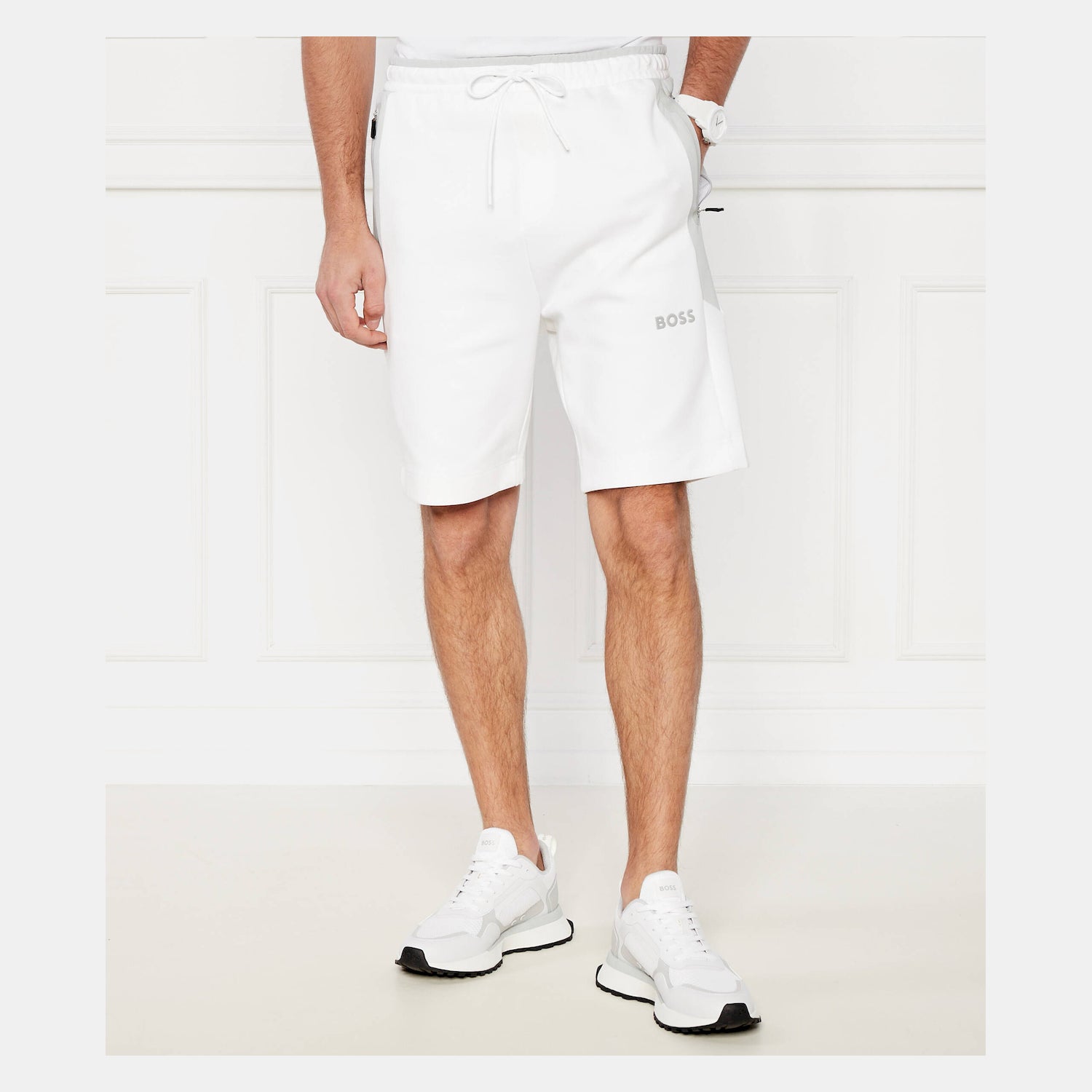 Boss Calcao Shorts Headlo 1 50510 White Branco_shot1