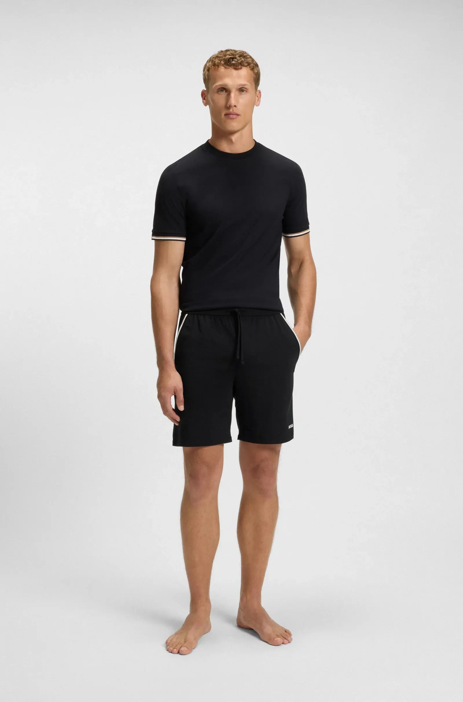 Boss Calcao Shorts Unique Shorts Black Preto_shot2
