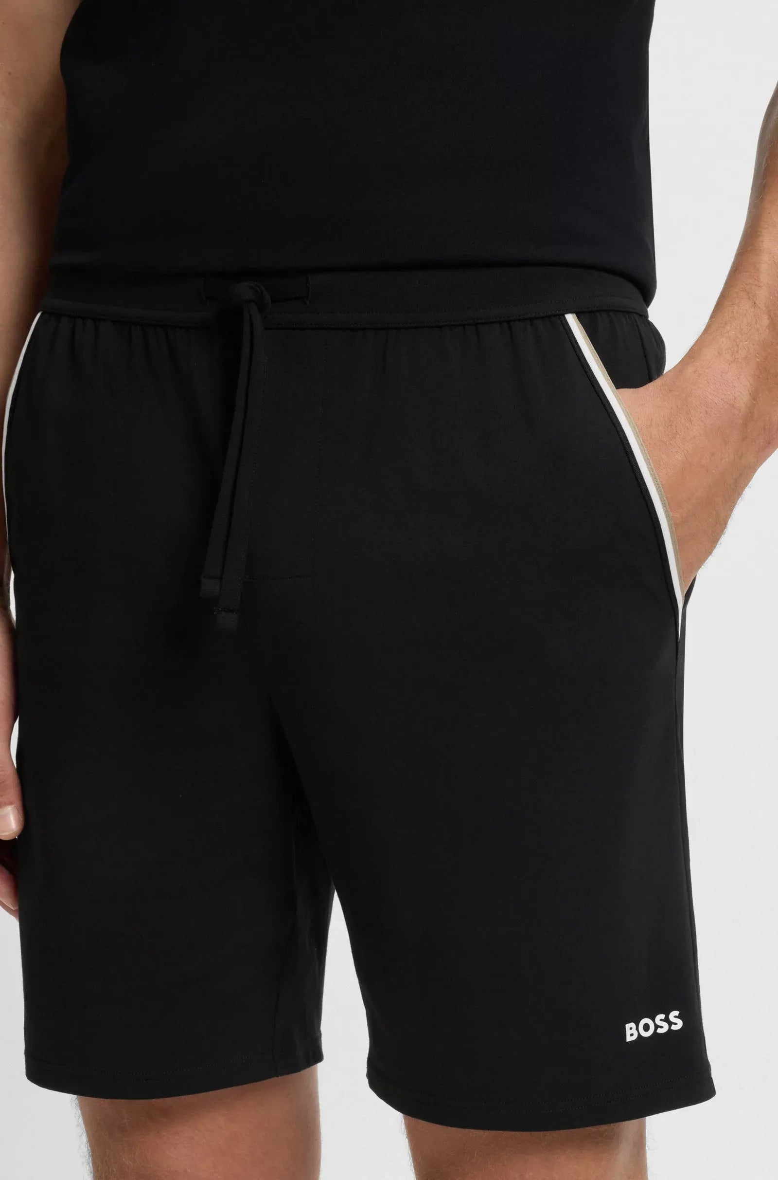 Boss Calcao Shorts Unique Shorts Black Preto_shot4