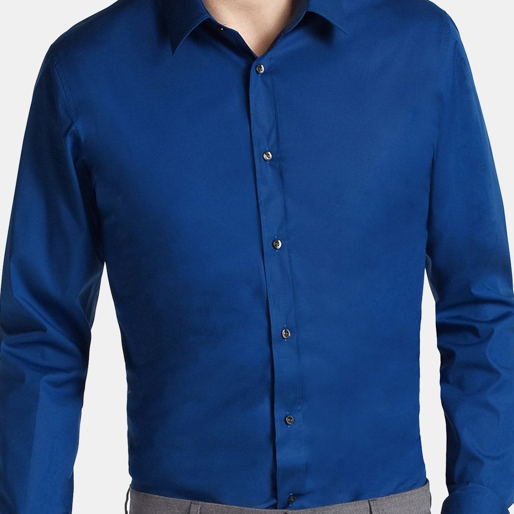 Boss Camisa Shirt Elisha Med.blue Azul Shot1