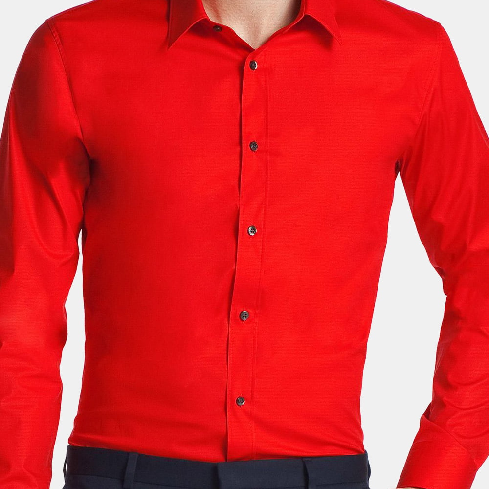 Boss Camisa Shirt Elisha Red Vermelho Shot1