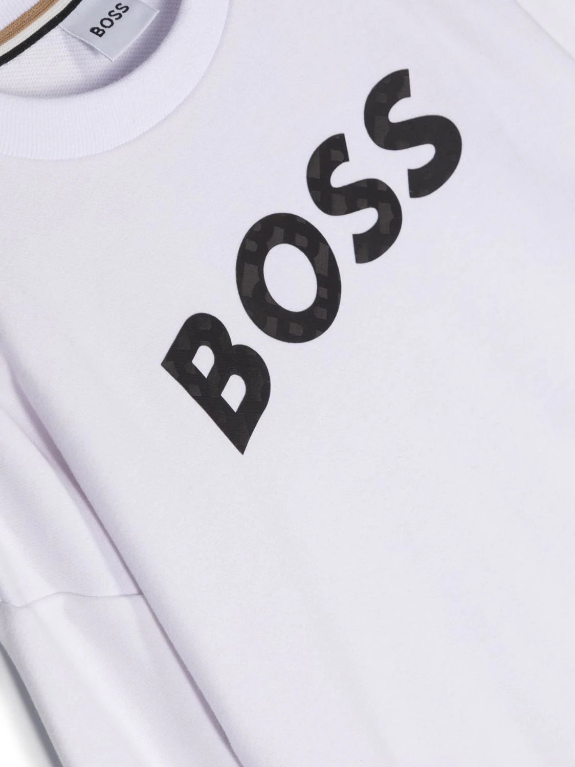 Boss Camisola Sweat J25q16 White Branco_shot1