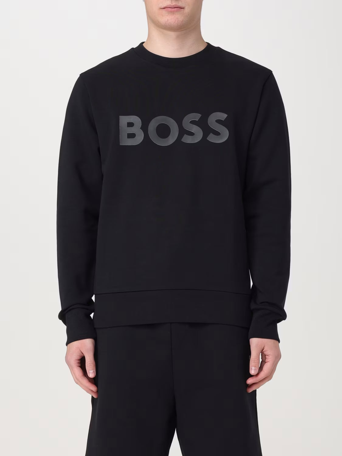 Boss Camisola Sweat Salbo 50506119 Black Preto_shot3