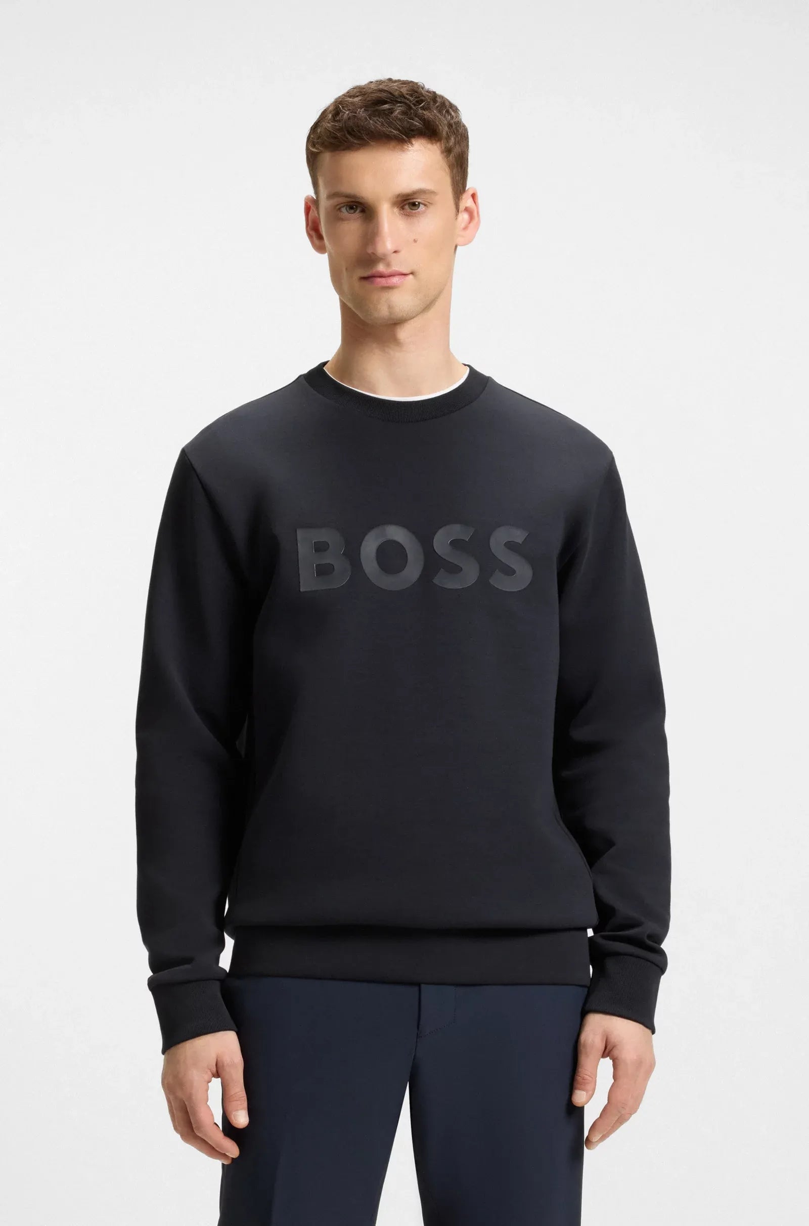 Boss Camisola Sweat Salbo 50506119 Dk.blue Azul Escuro_shot1