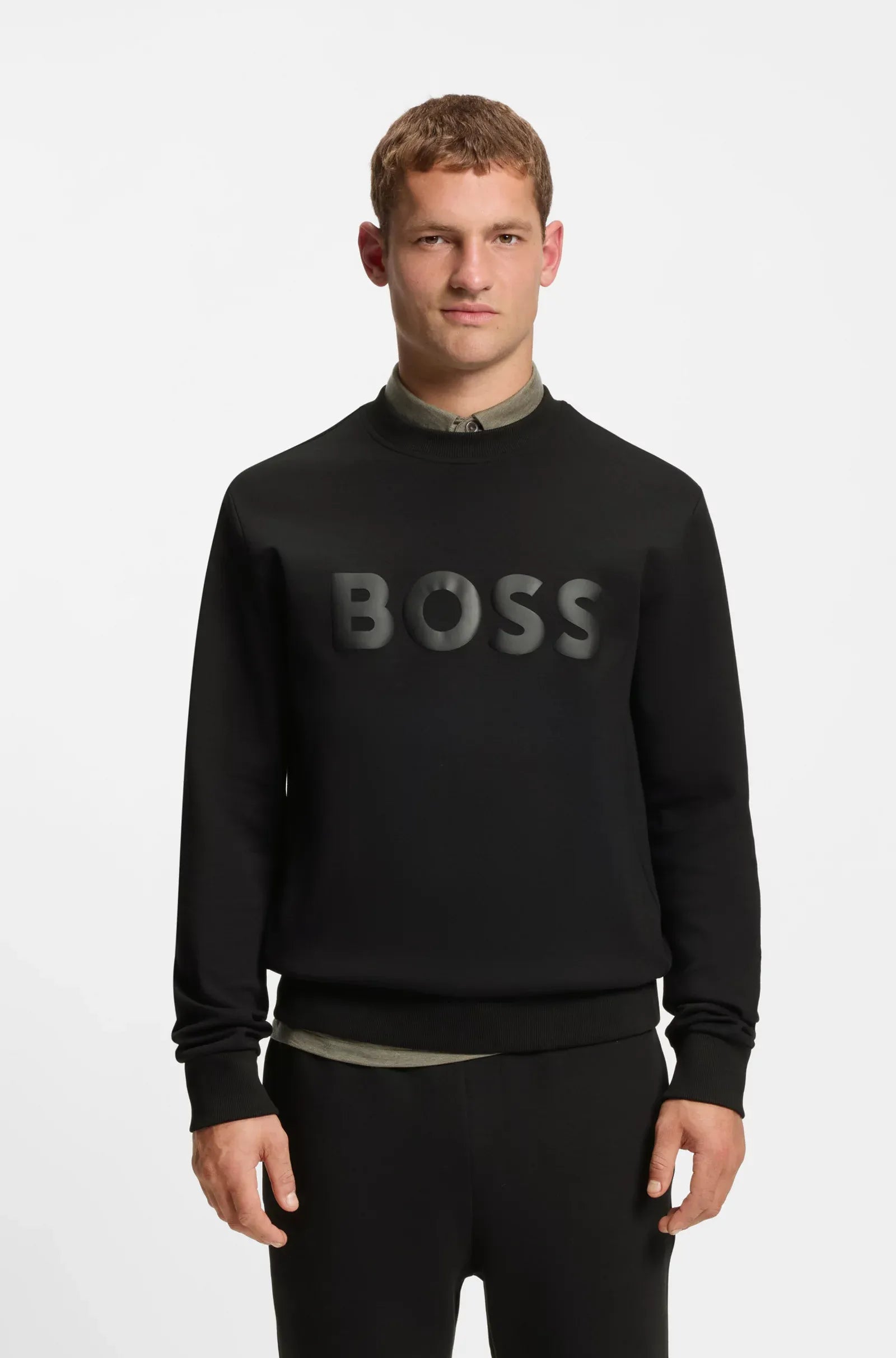 Boss Camisola Sweat Salbo 50555516 Black Preto_shot1