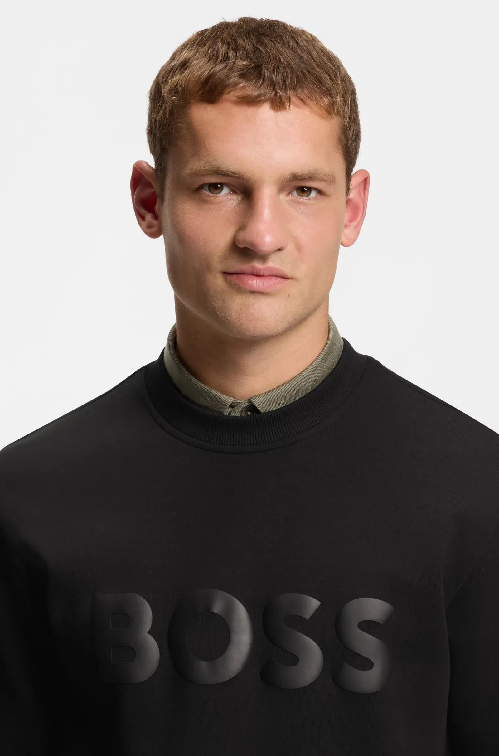 Boss Camisola Sweat Salbo 50555516 Black Preto_shot2