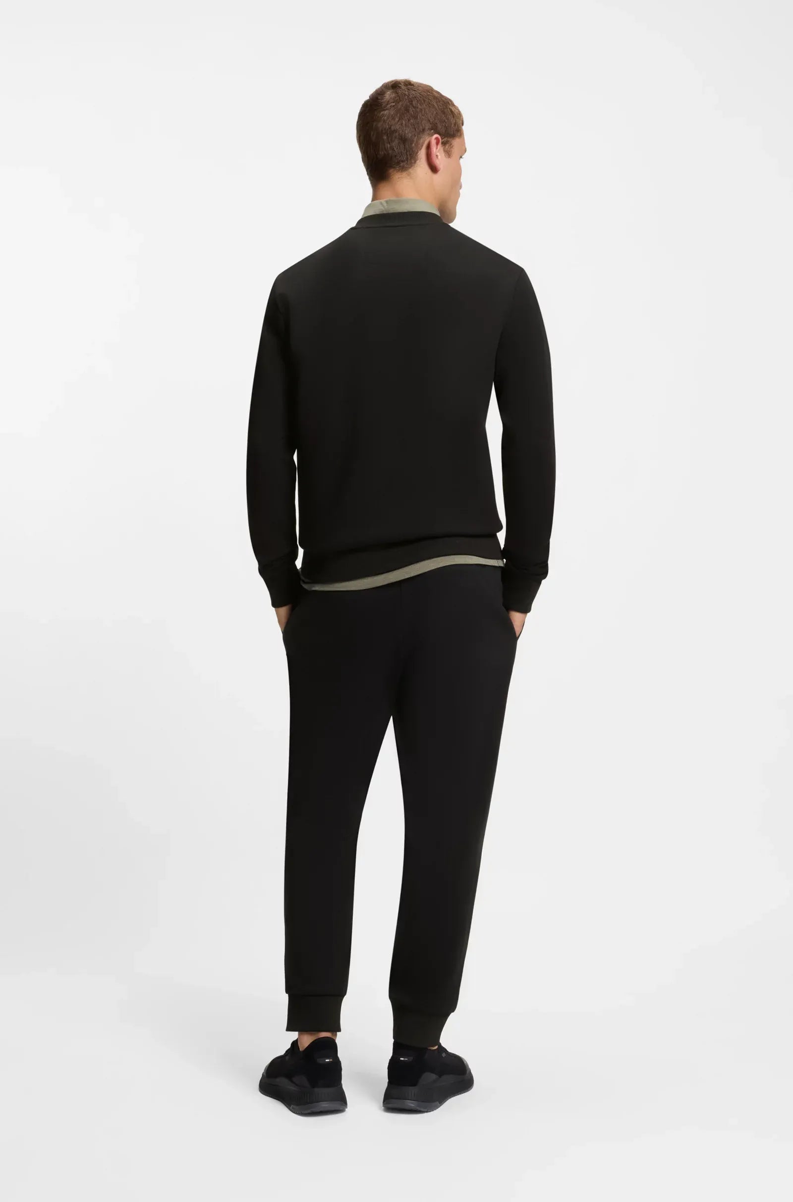 Boss Camisola Sweat Salbo 50555516 Black Preto_shot4