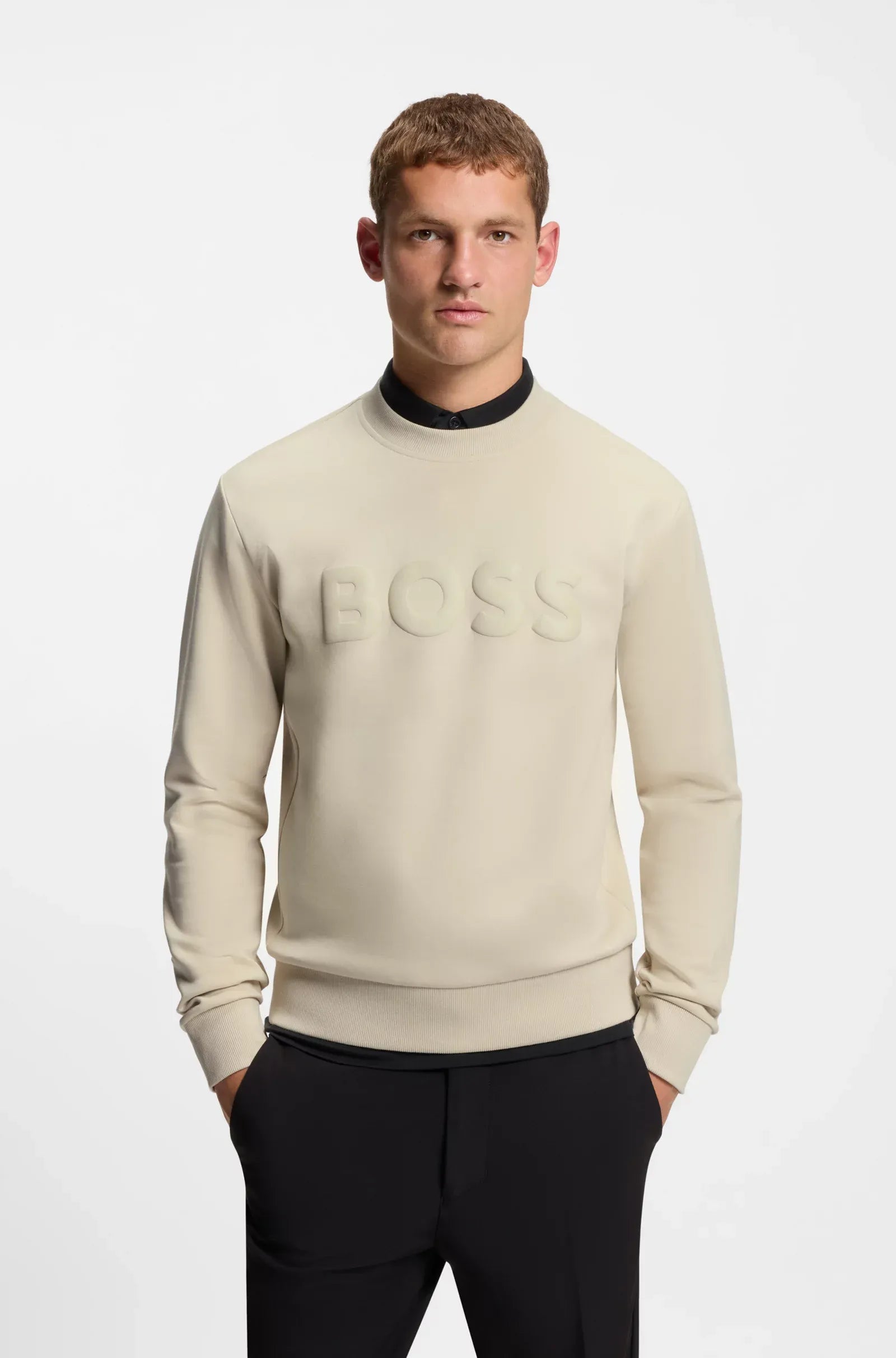 Boss Camisola Sweat Salbo 50555516 Lt.bege Beige Claro_shot2