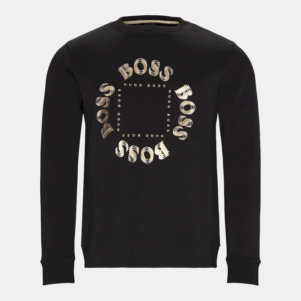 Boss Camisola Sweat Salbocircle Black Preto Shot2