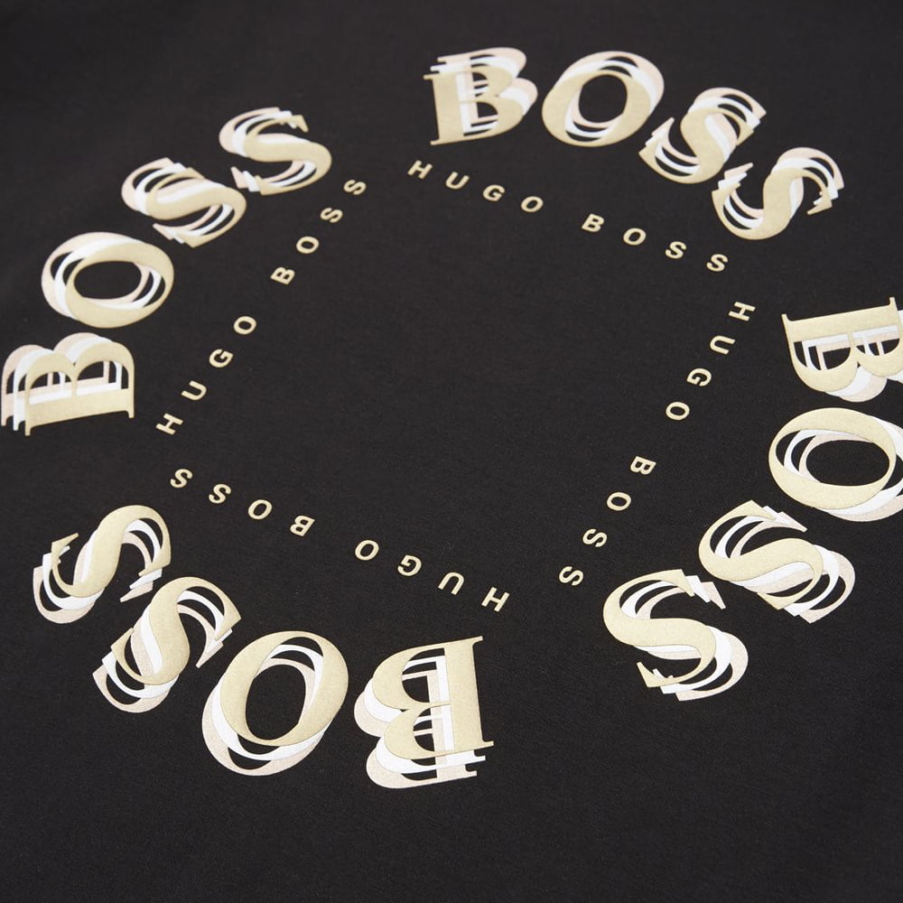 Boss Camisola Sweat Salbocircle Black Preto Shot5