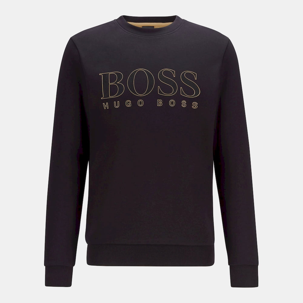 Boss Camisola Sweat Salboiconic Black Preto Shot2