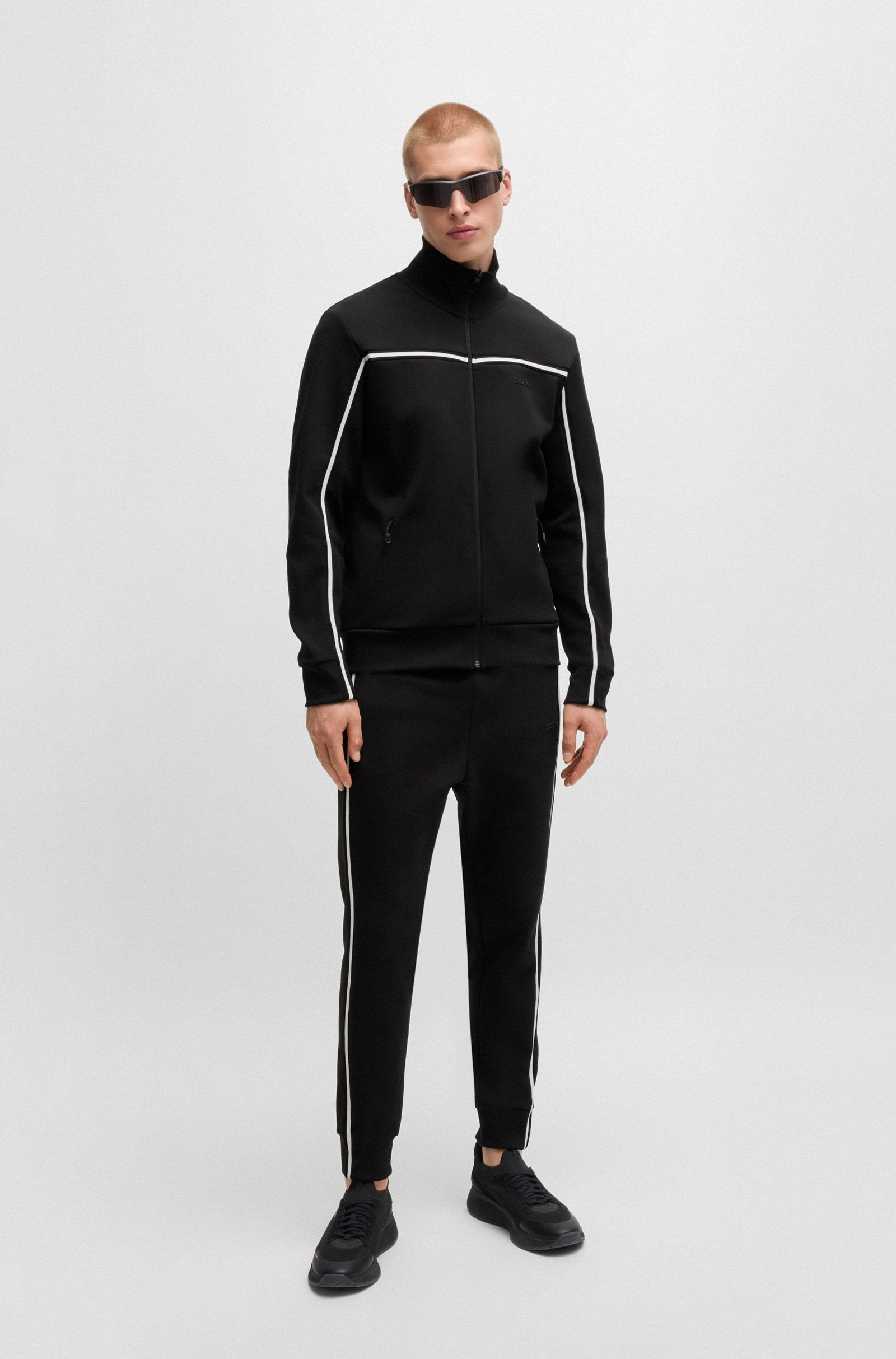 Boss Casaco Training Sweat Training Skaz 1 5052389 Black Preto_shot2