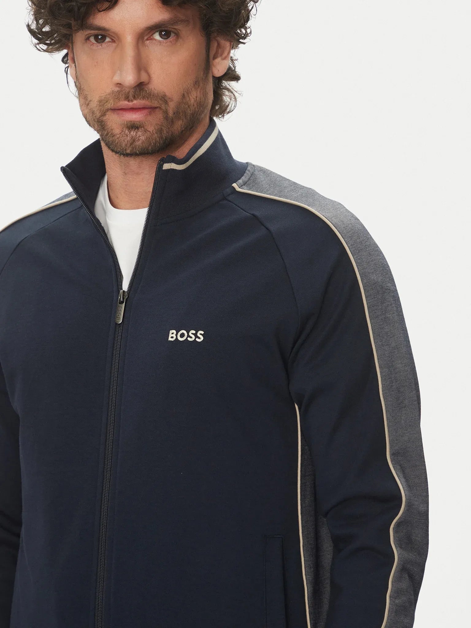 Boss Casaco Training Sweat Training Tracksuit J Dk.blue Azul Escuro_shot3