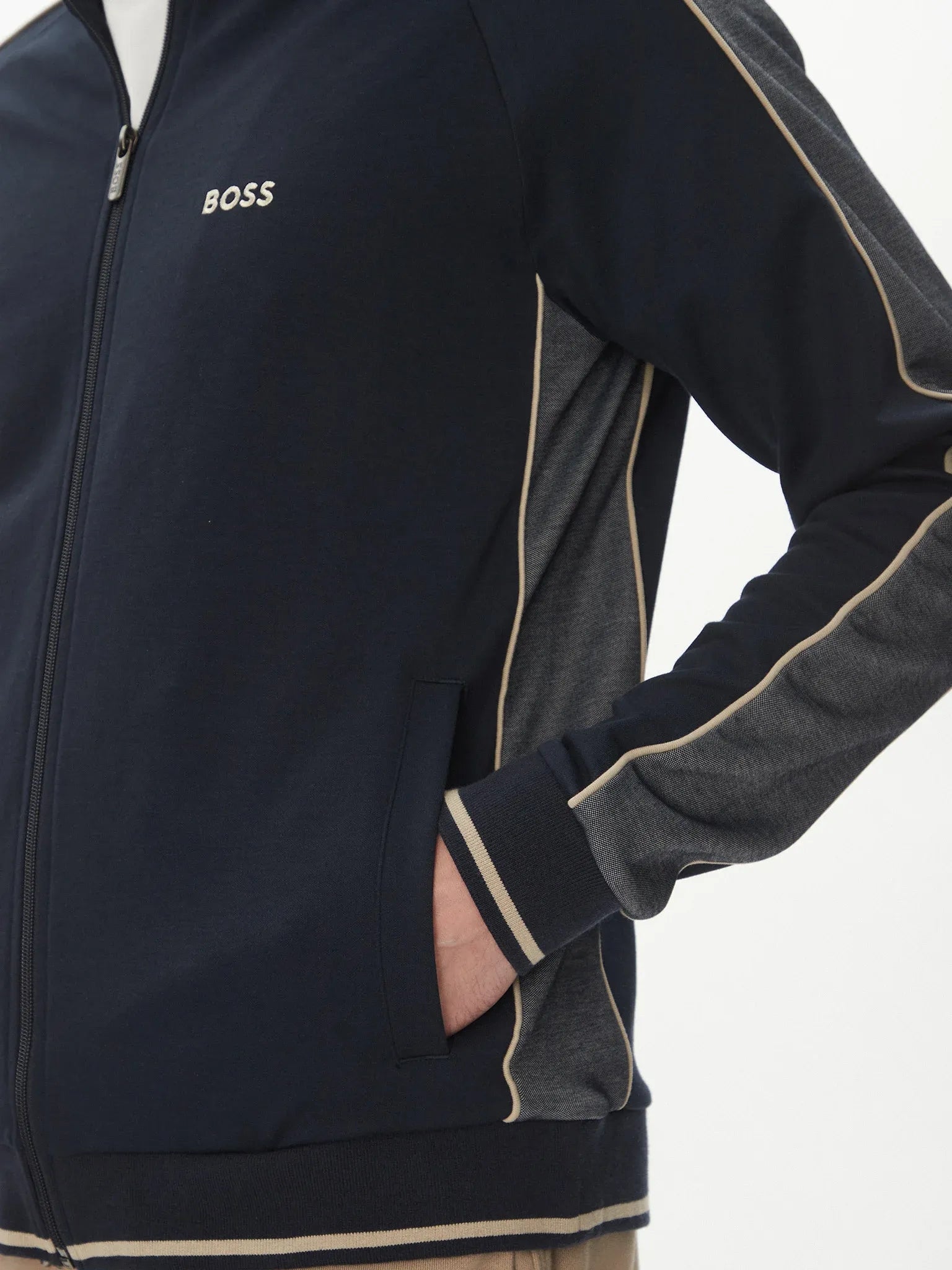 Boss Casaco Training Sweat Training Tracksuit J Dk.blue Azul Escuro_shot4