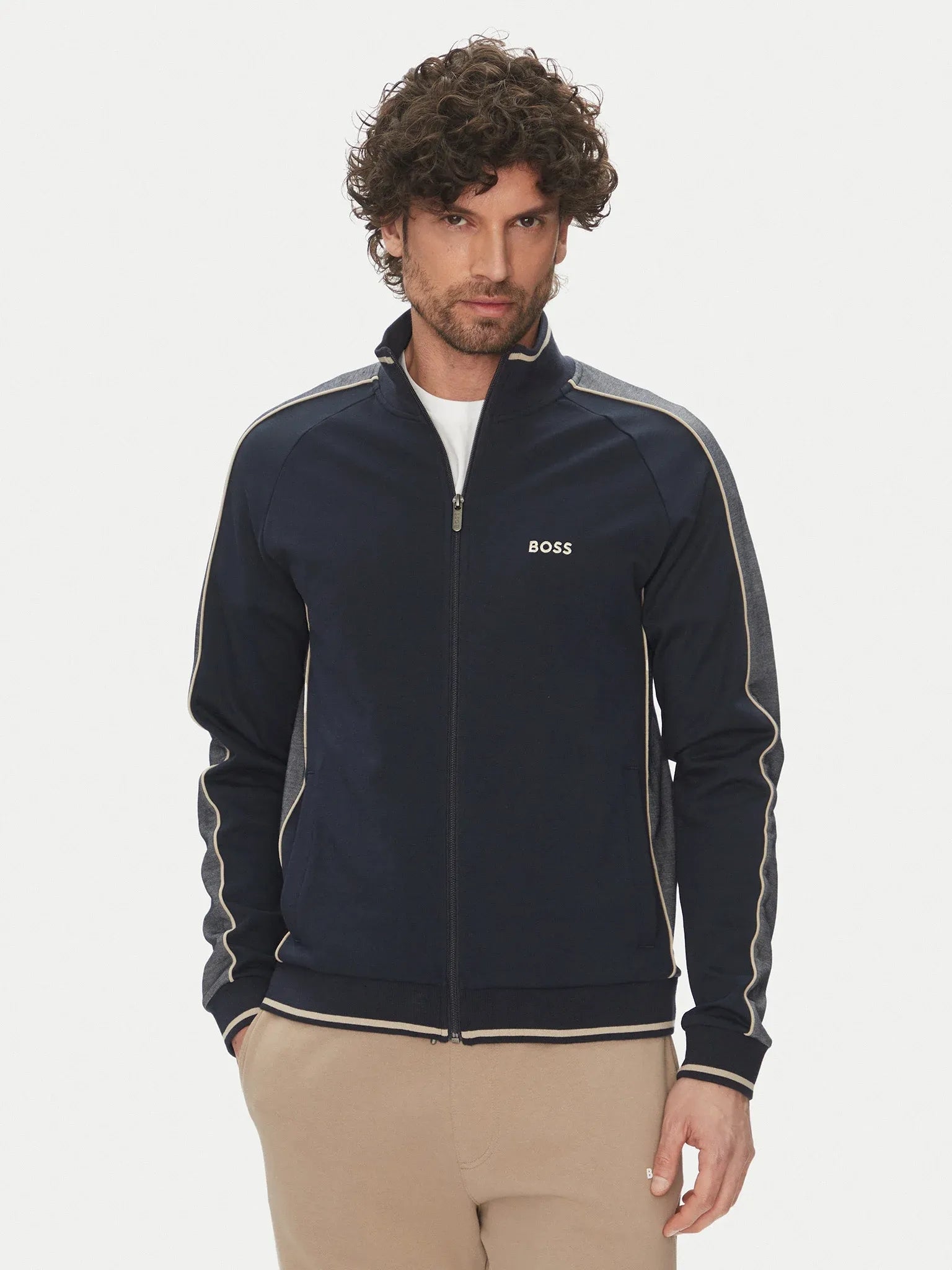 Boss Casaco Training Sweat Training Tracksuit J Dk.blue Azul Escuro_shot5