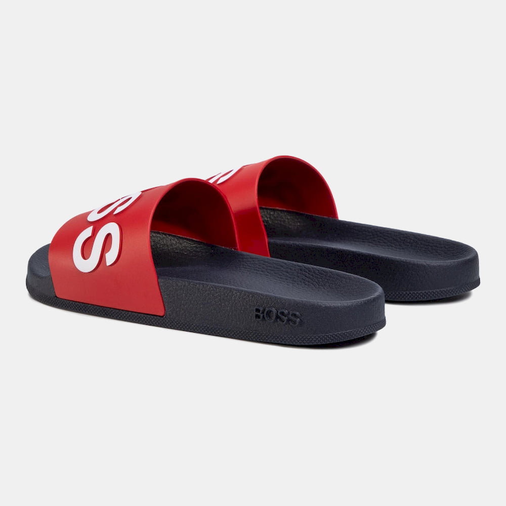 Boss Chinelos Slippers Bayslidrblg Navy Red Navy Vermelho Shot8