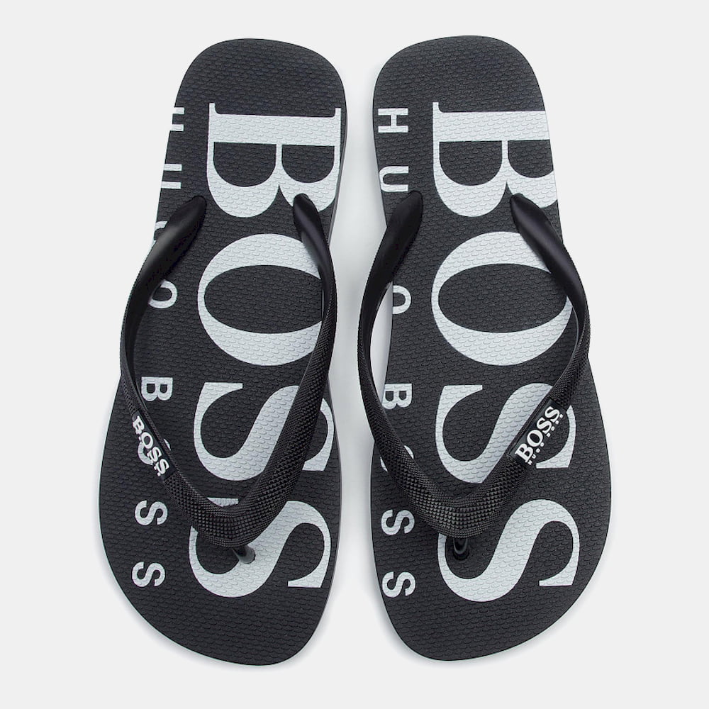 Boss Chinelos Slippers Wavethngdigita Black Preto Shot6