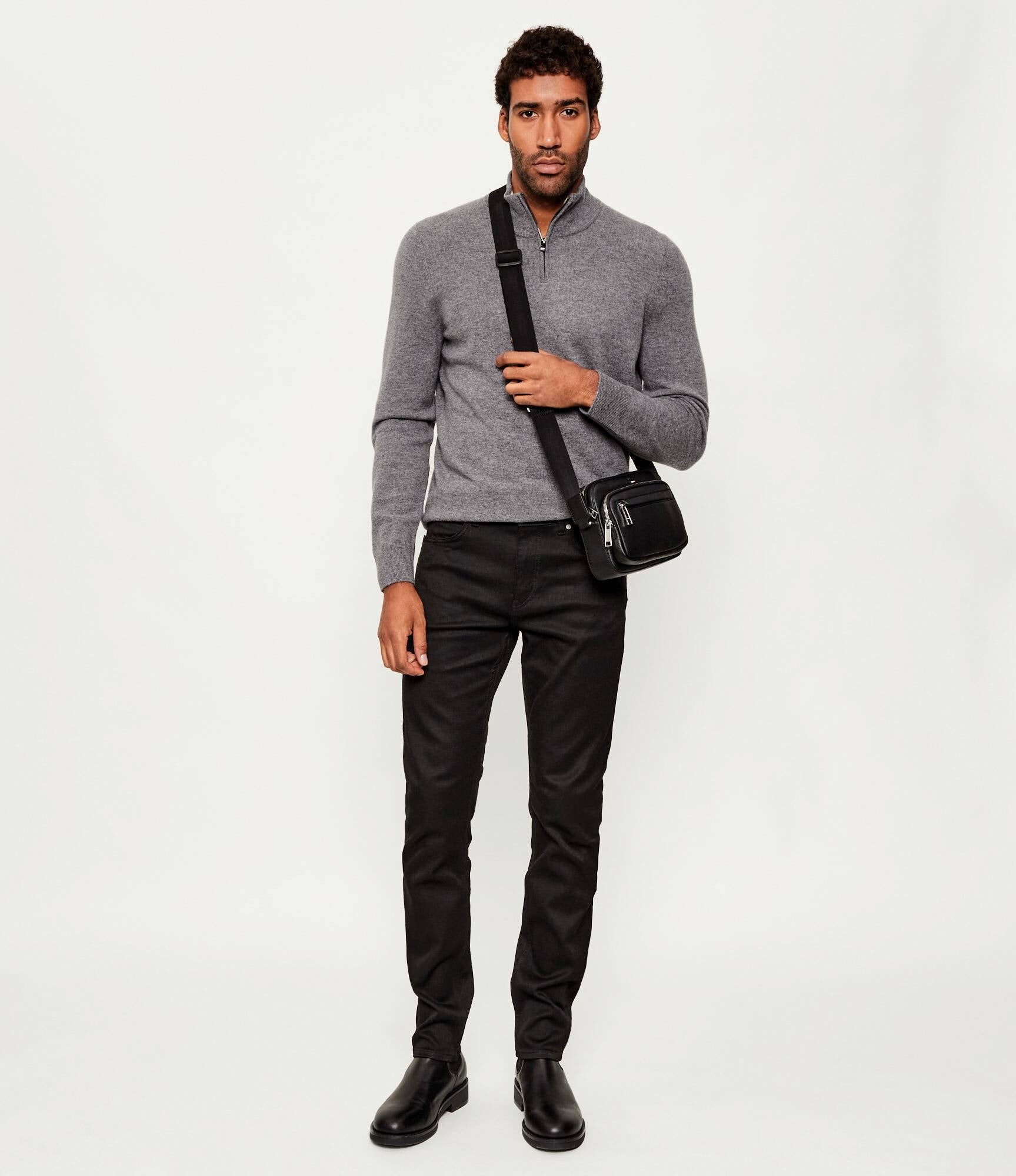 Boss Crossbody Ray Ew Pocket Black Preto_shot3