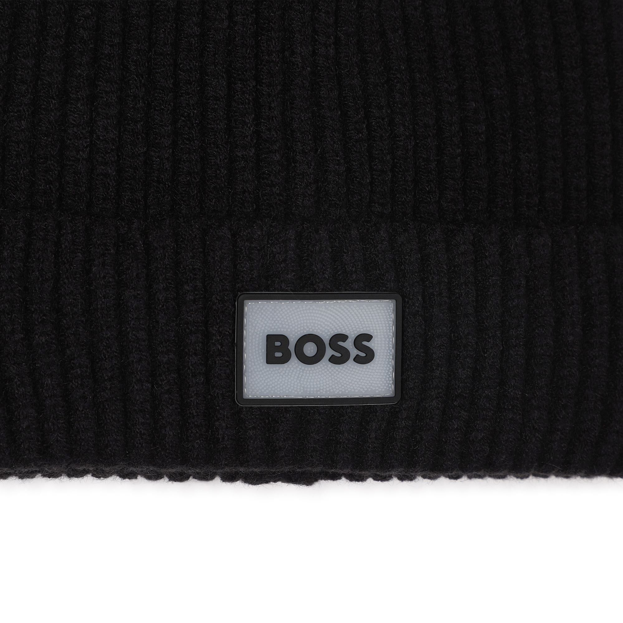Boss Gorro Hat J52618 Black Preto_shot4