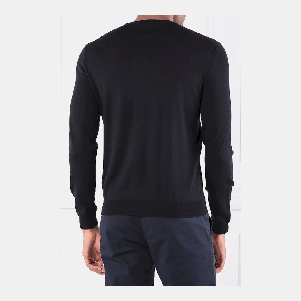 Boss Malha Sweater 50373745 Black Preto Shot4