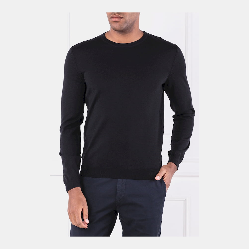 Boss Malha Sweater 50373745 Black Preto Shot6