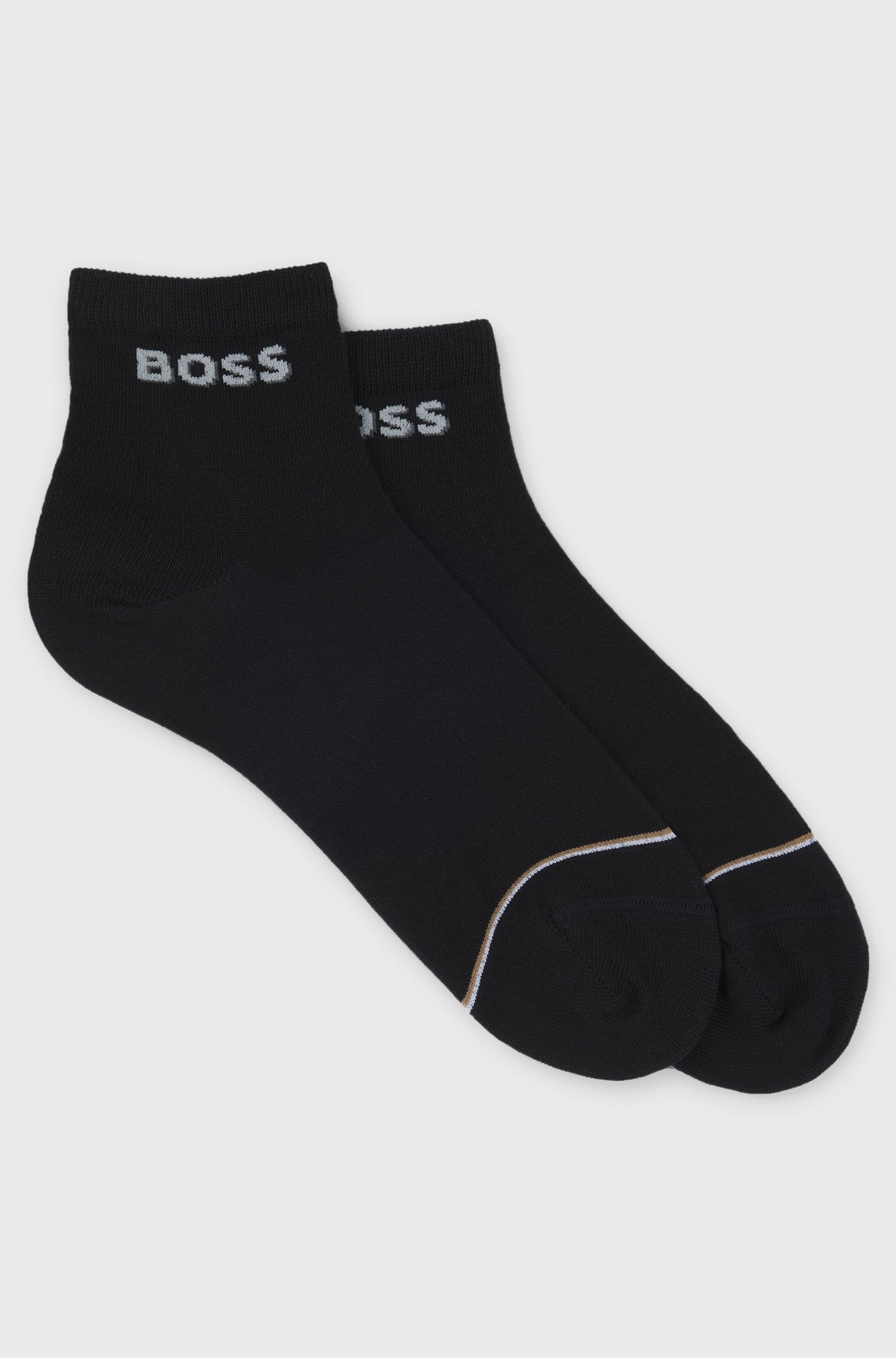 Boss Meias Socks 2p Sh Signatur Black Preto_shot1