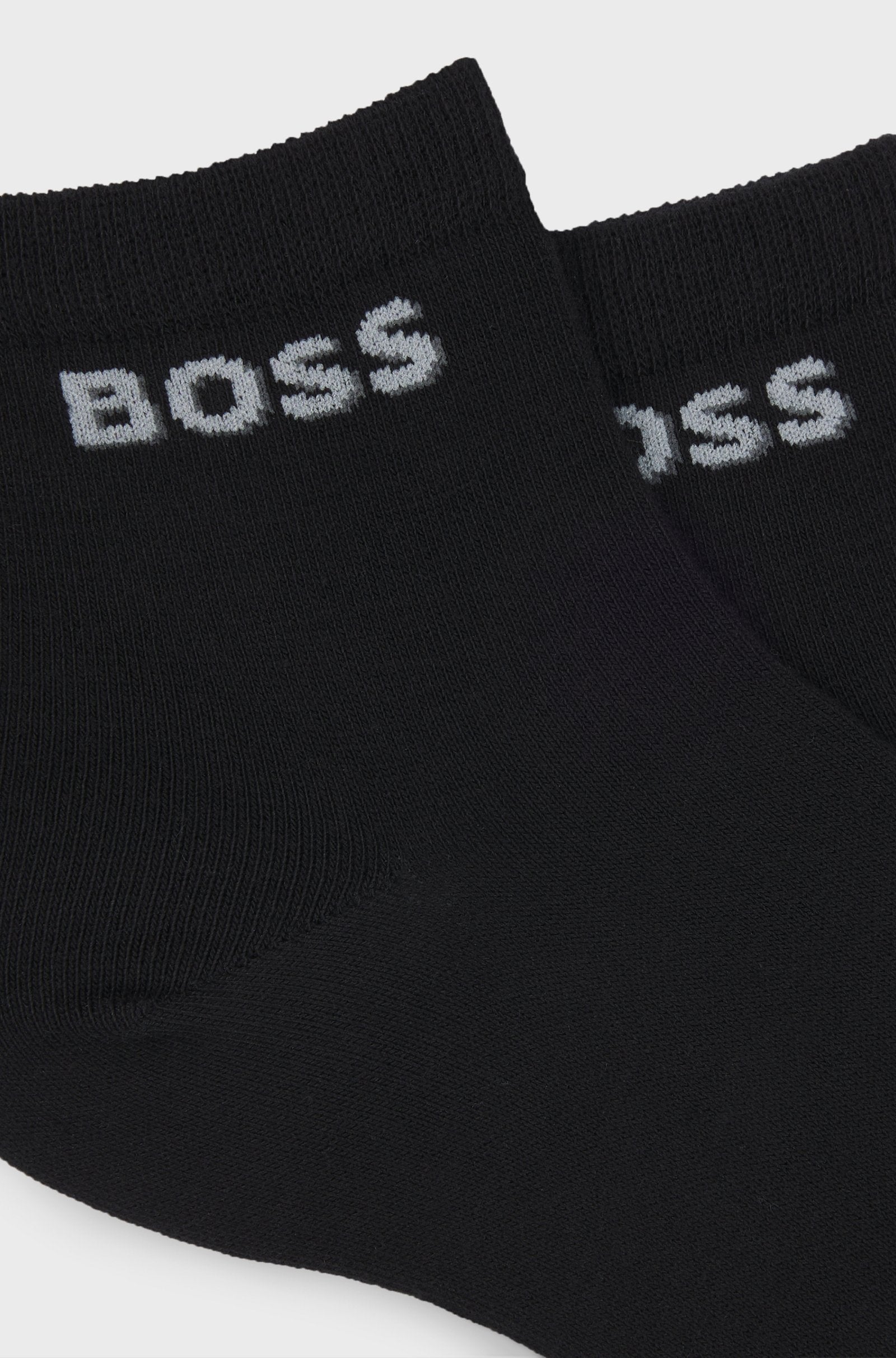 Boss Meias Socks 2p Sh Signatur Black Preto_shot2