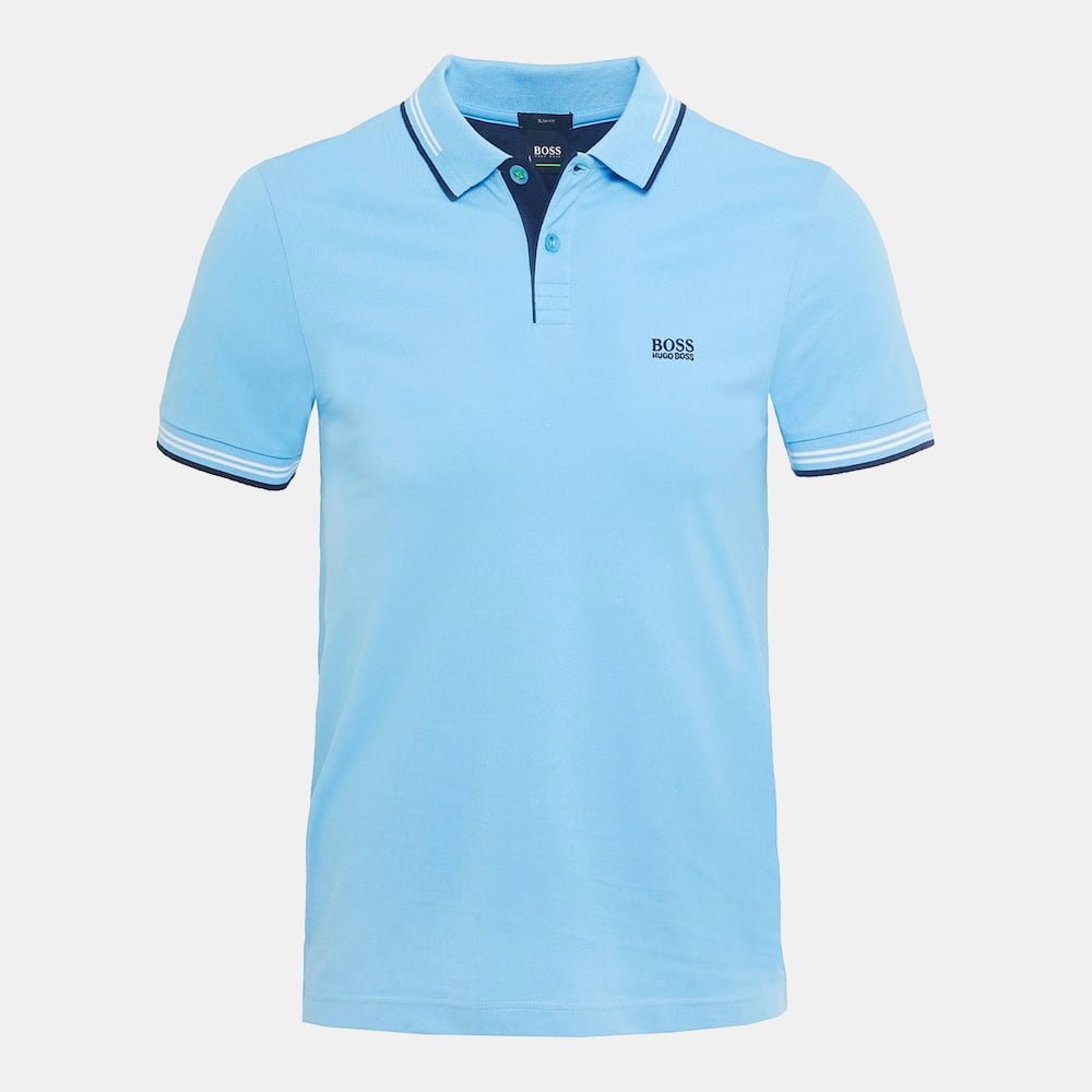 Boss Polo Paul Blue Azul Shot2