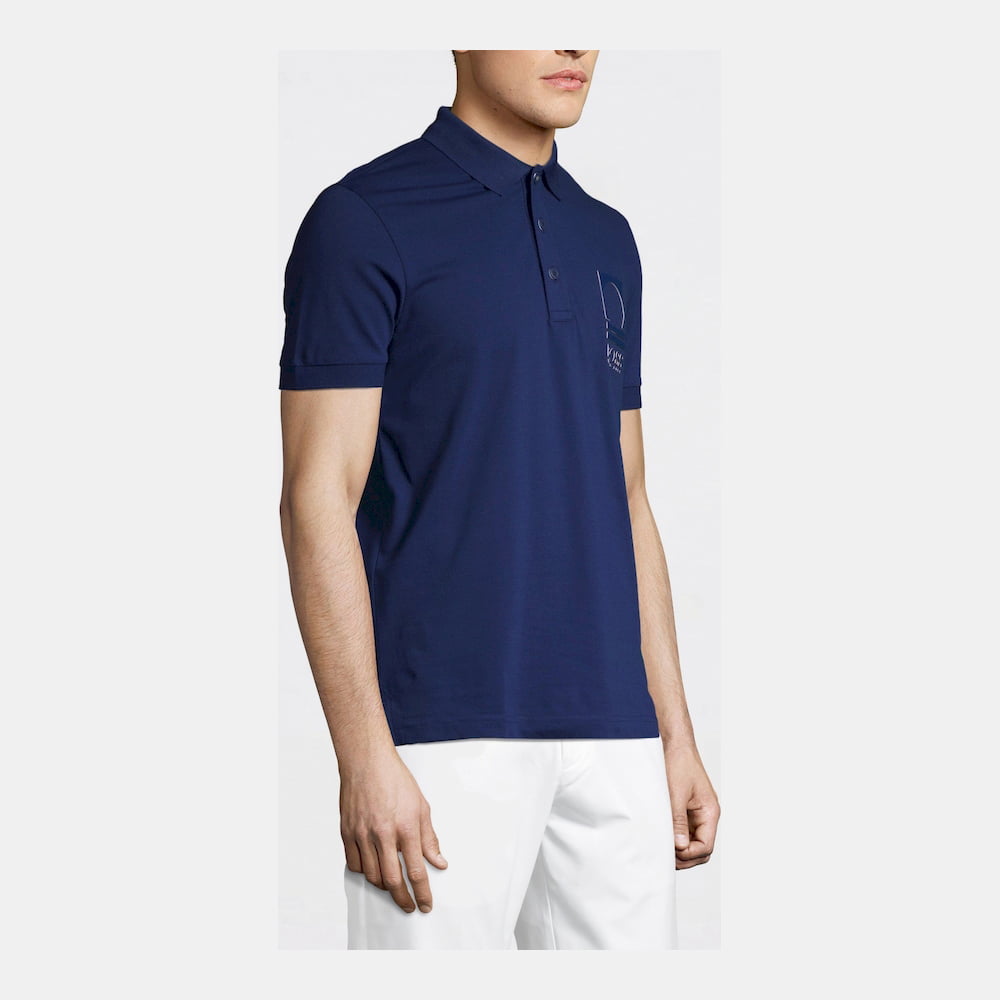 Boss Polo Paule Flag Dk.blue Azul Escuro Shot6