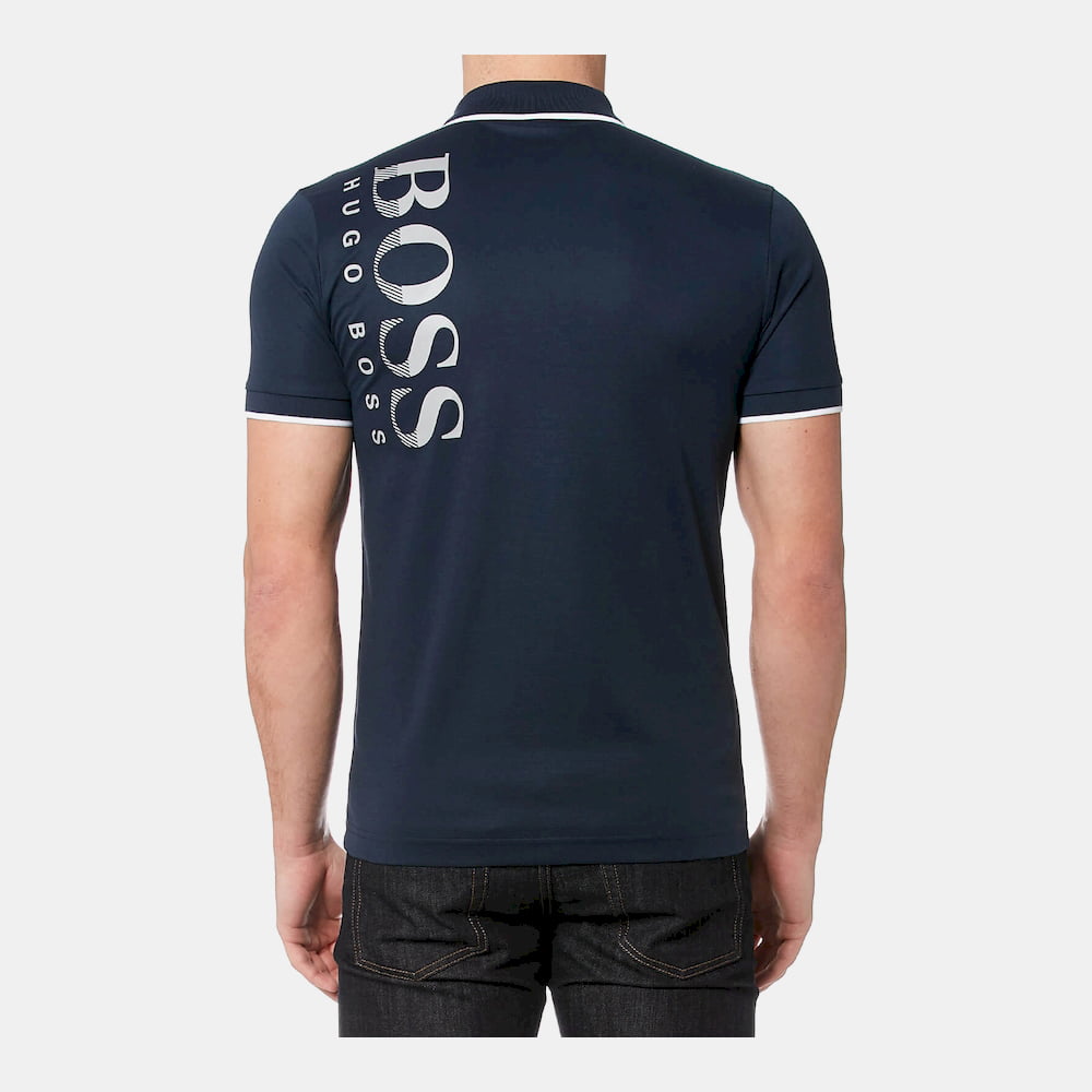 Boss Polo Pl Tech Navy Navy Shot2