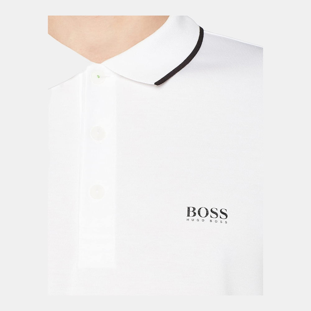 Boss Polo Pl Tech White Branco Shot8