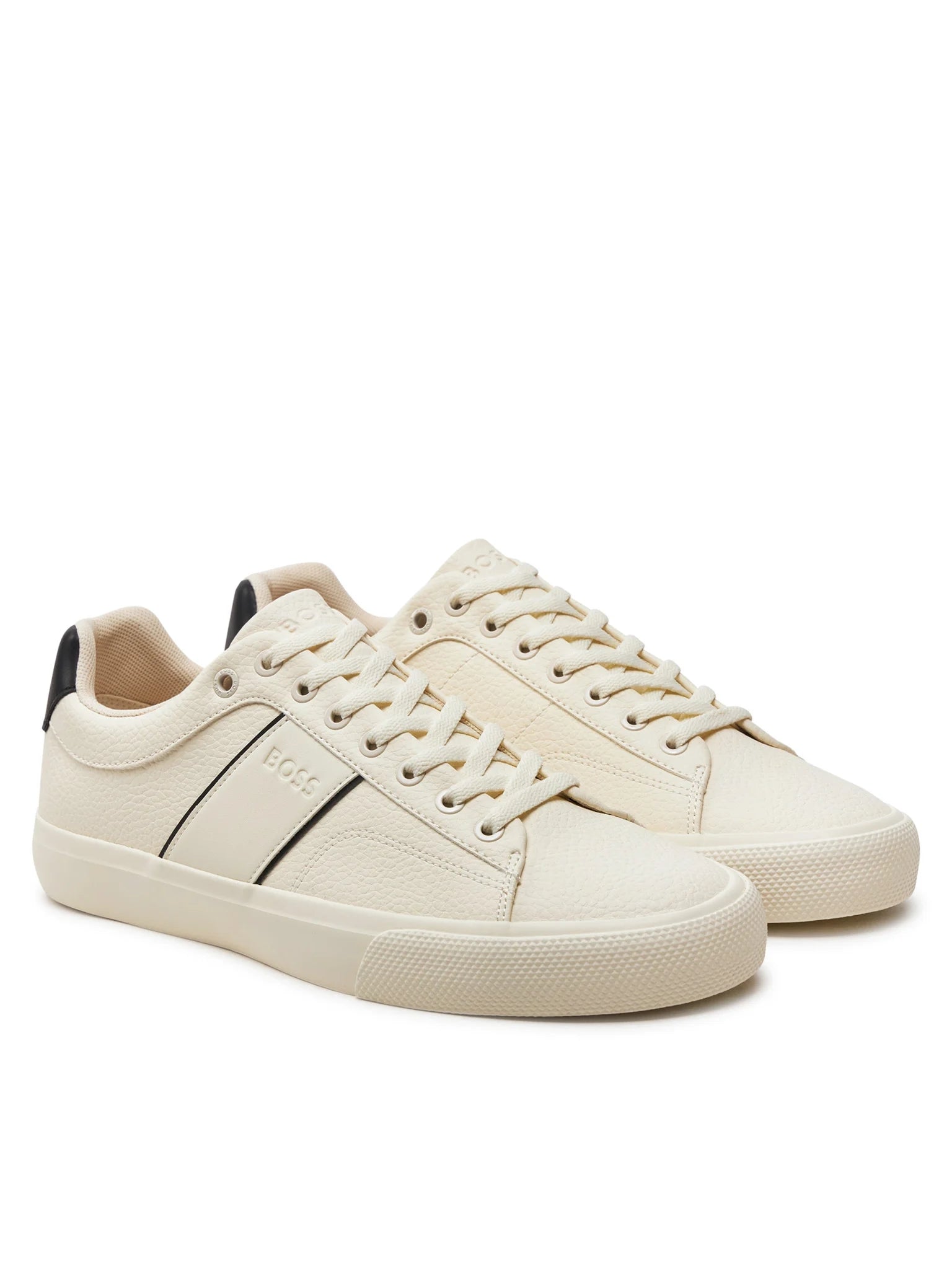 Boss Sapatilhas Sneakers Shoes Aiden Tenn Grl Natural Natural_shot1