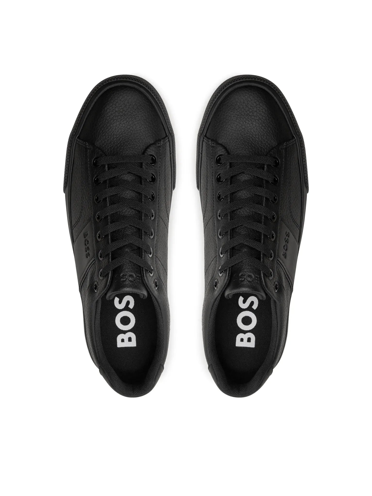 Boss Sapatilhas Sneakers Shoes Aiden Tenn Grl Triple Blk Preto_shot4