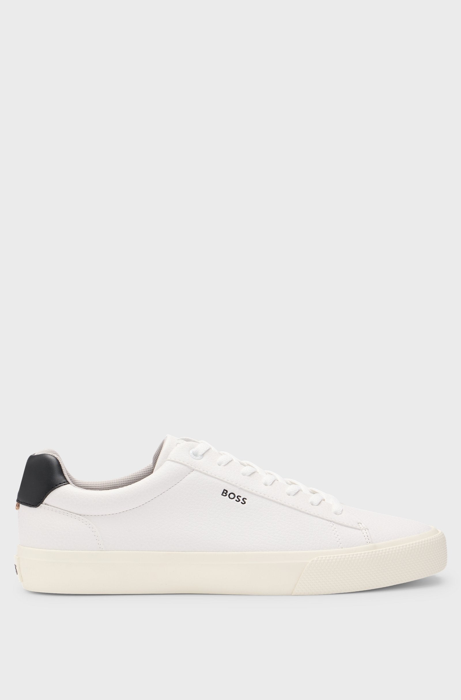 Boss Sapatilhas Sneakers Shoes Aiden Tenn Grp White Branco_shot3