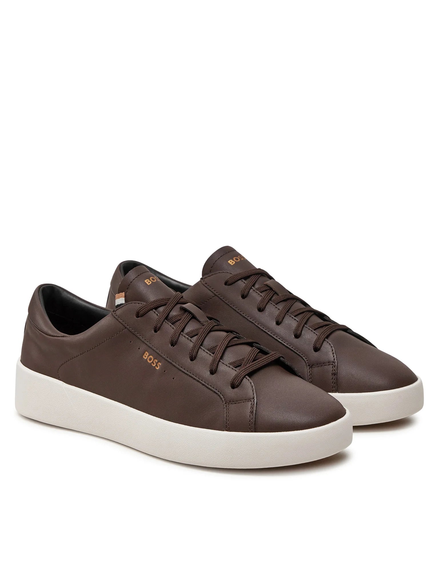 Boss Sapatilhas Sneakers Shoes Belwar Tenn Lt Brown Castanho_shot1