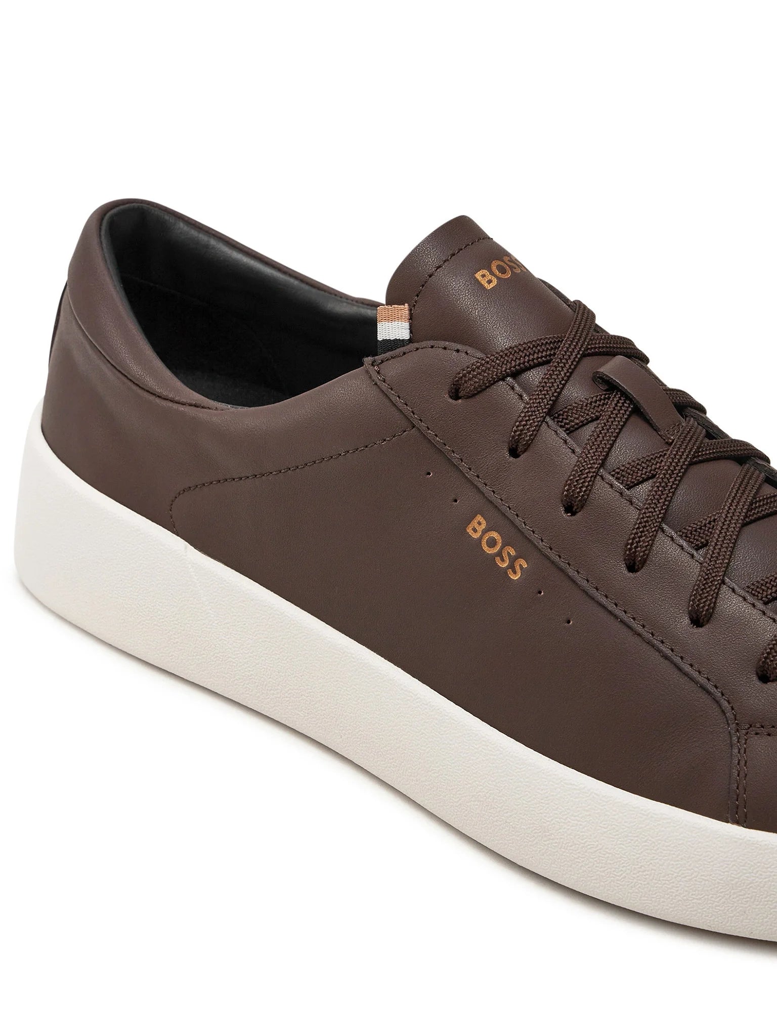 Boss Sapatilhas Sneakers Shoes Belwar Tenn Lt Brown Castanho_shot5