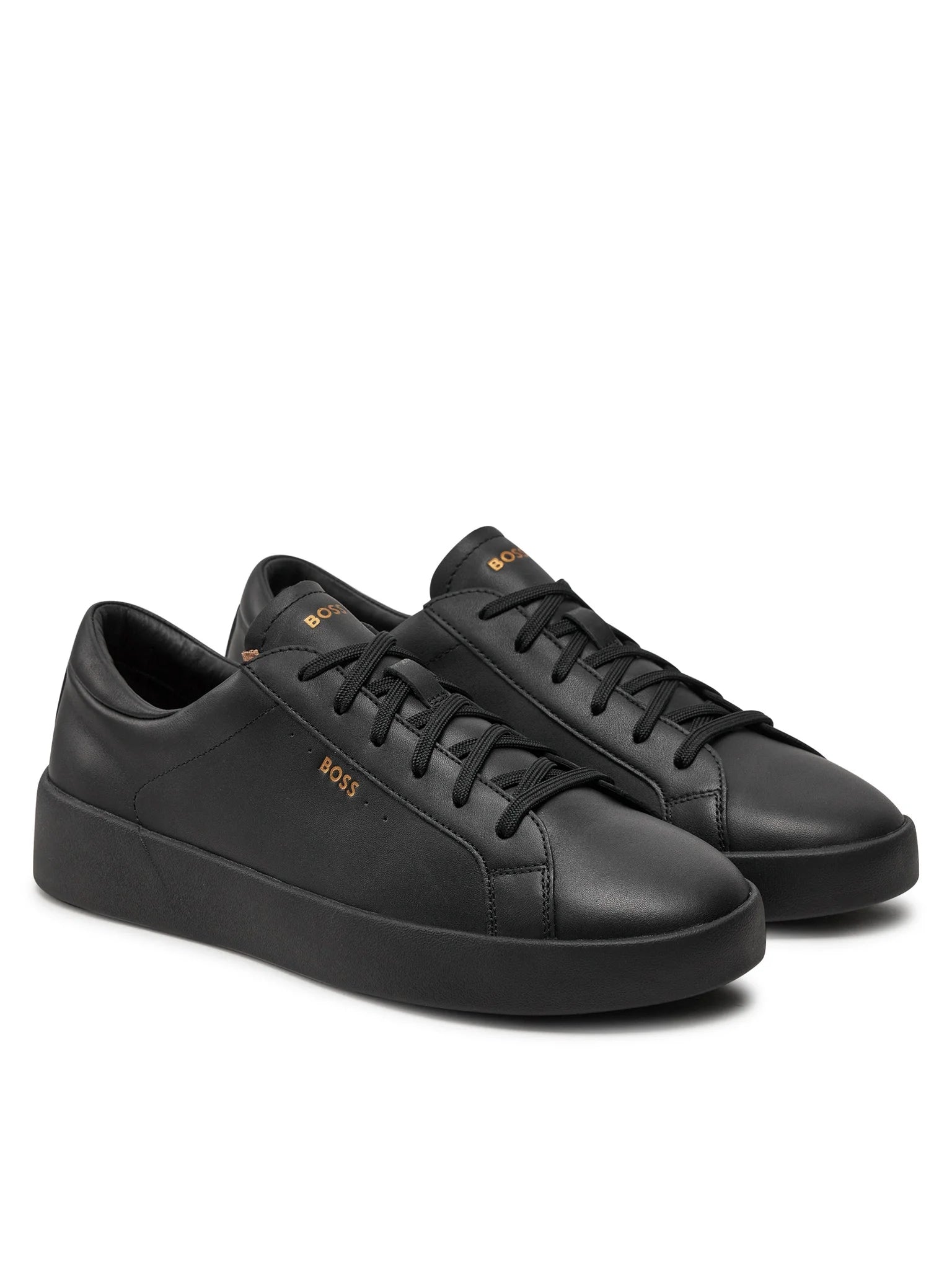 Boss Sapatilhas Sneakers Shoes Belwar Tenn Lt Triple Blk Preto_shot1