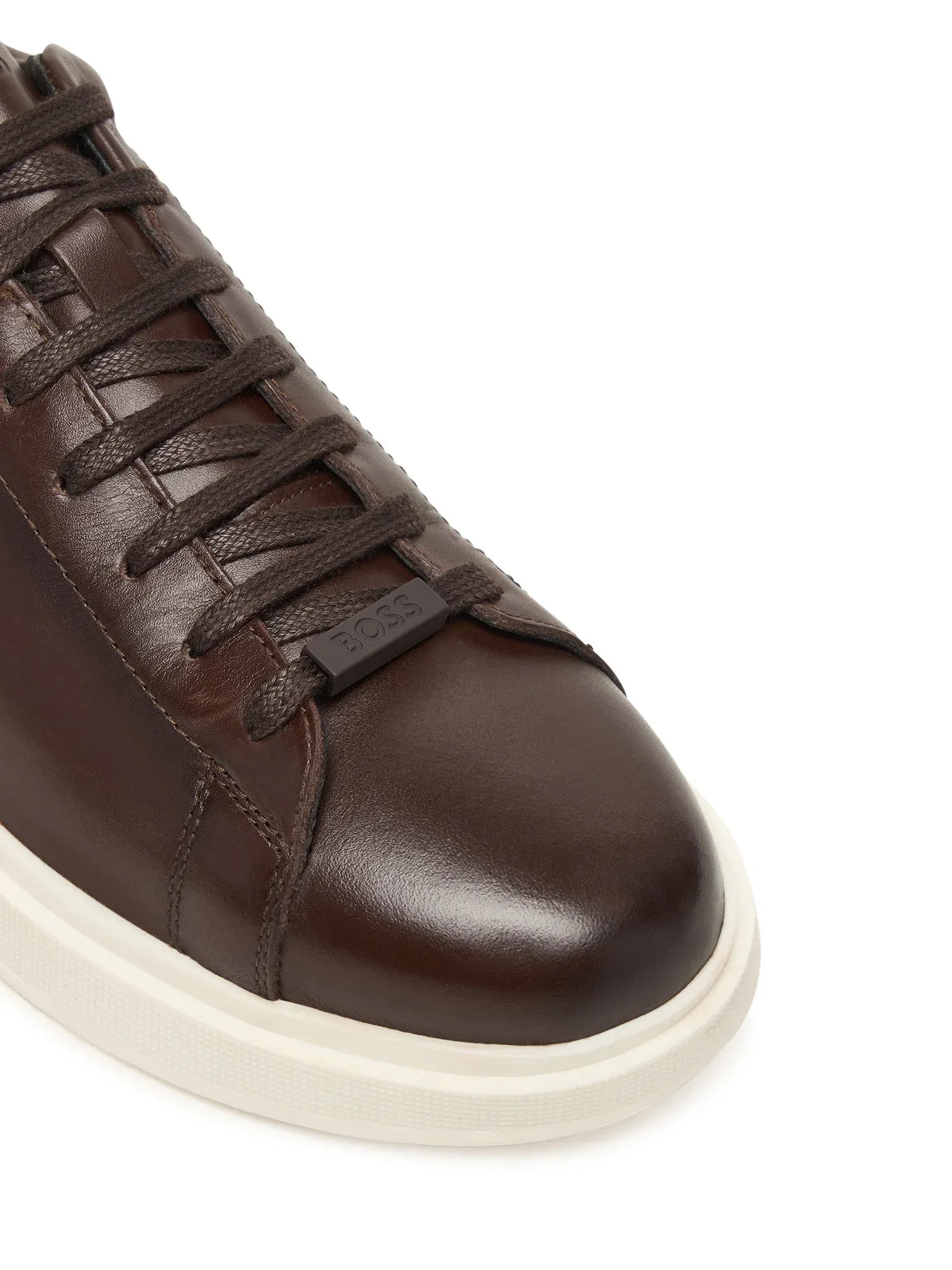 Boss Sapatilhas Sneakers Shoes Bulton Runn Bu Dk.brown Castanho Escuro_shot6