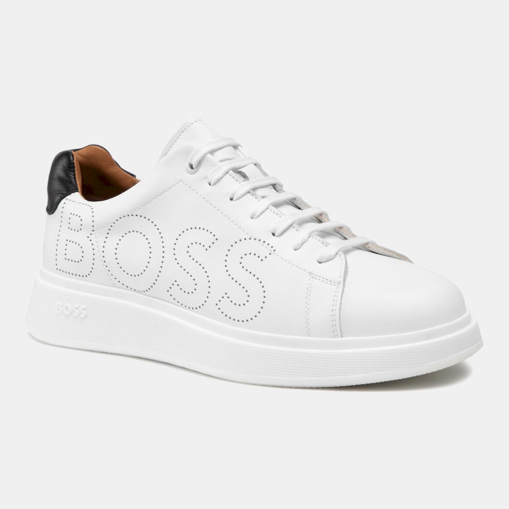 Boss Sapatilhas Sneakers Shoes Bulton Runn It Whi Black Branco Preto Shot1 Resultado