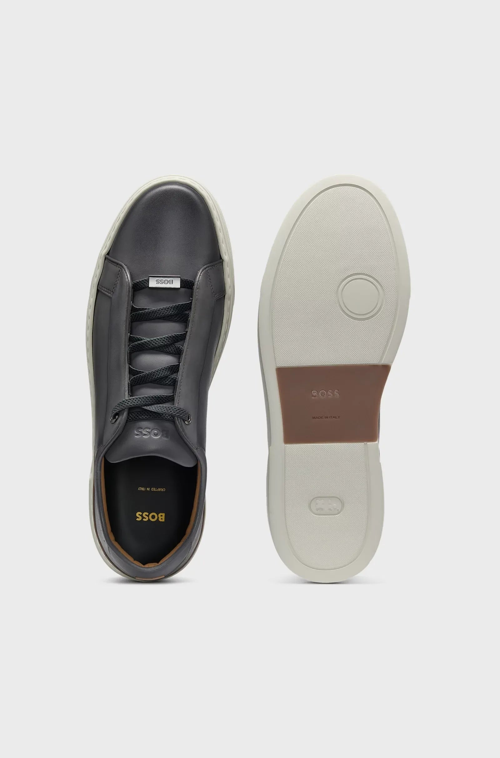 Boss Sapatilhas Sneakers Shoes Gary Tenn Buam Dk.grey Cinza Escuro_shot2