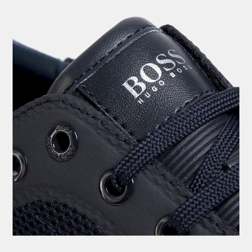 Boss Sapatilhas Sneakers Shoes Glazelowpmewt Dk.blue Azul Escuro Shot14